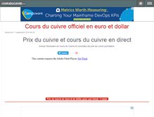 Tablet Screenshot of coursducuivre.com